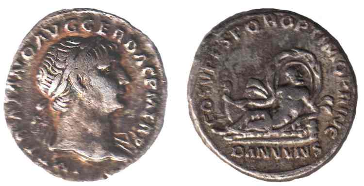 Danuvius reverse of Trajan